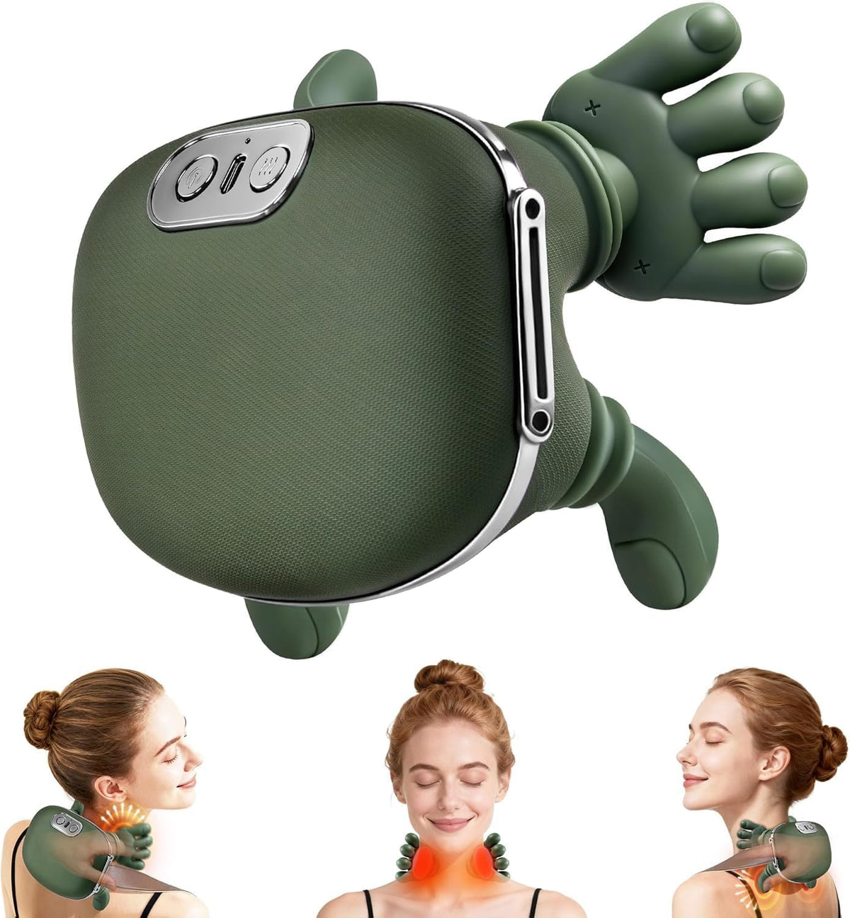Wireless Neck & Shoulder Massager for Deep Kneading Relief